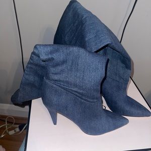 Guess Denim over the knee boot